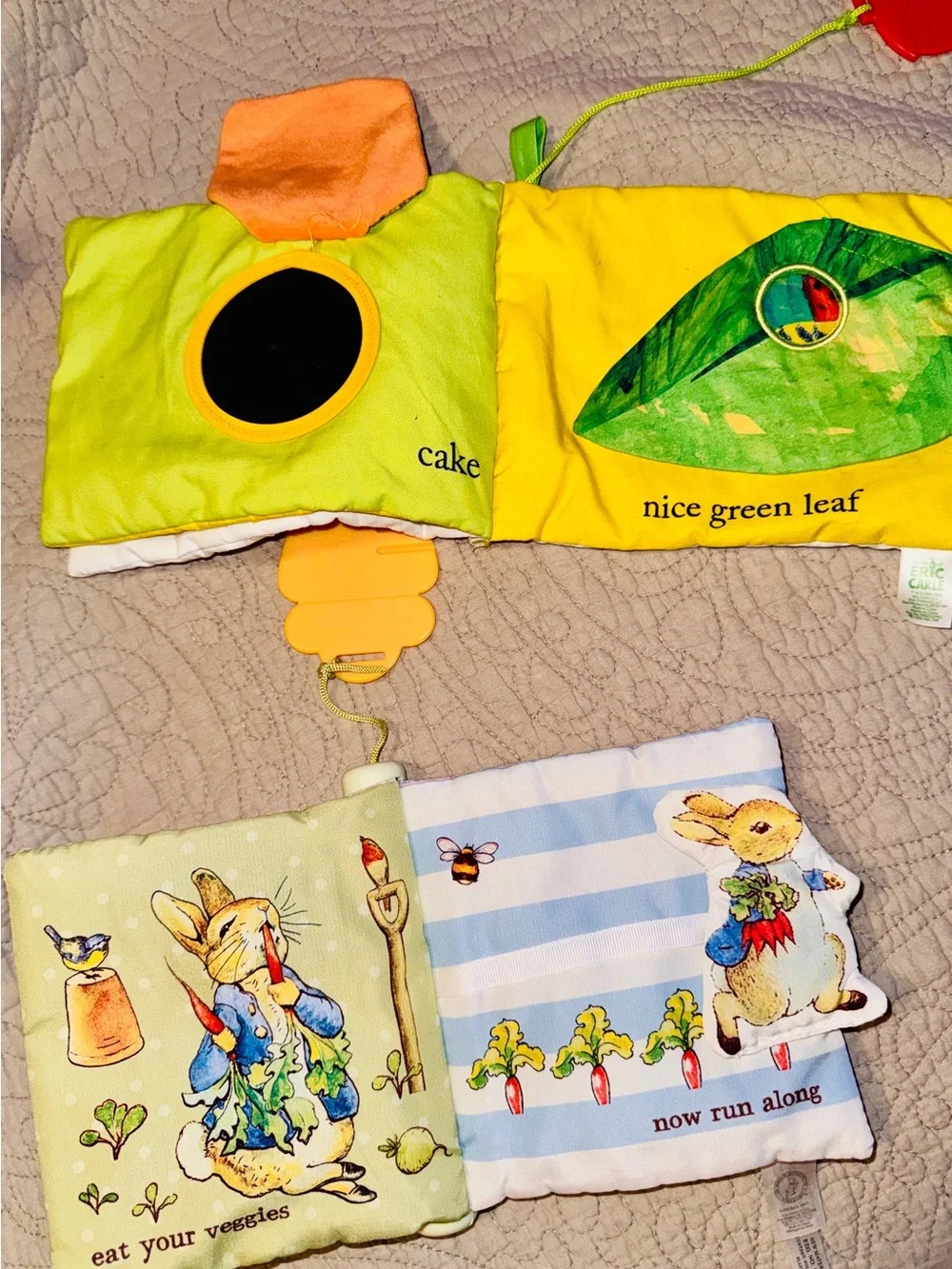 Soft interactive baby books